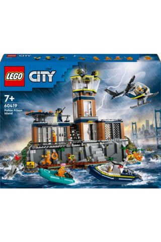 ® City Polis Hapishane Adası 60419 -  Oyuncak Yapım Seti (980 Parça)