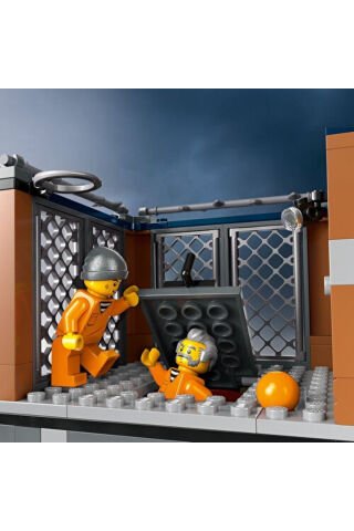 ® City Polis Hapishane Adası 60419 -  Oyuncak Yapım Seti (980 Parça)
