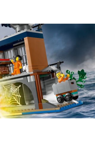 ® City Polis Hapishane Adası 60419 -  Oyuncak Yapım Seti (980 Parça)