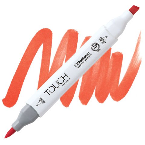 Touch Twin Brush Marker - French Vermilion R22