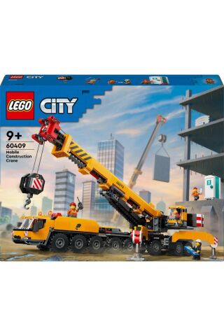 ® City Sarı Mobil İnşaat Vinci 60409 - 9 Yaş ve Üzeri Yapım Seti (1116 Parça)