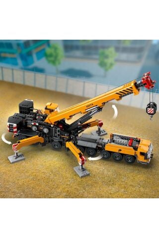 ® City Sarı Mobil İnşaat Vinci 60409 - 9 Yaş ve Üzeri Yapım Seti (1116 Parça)