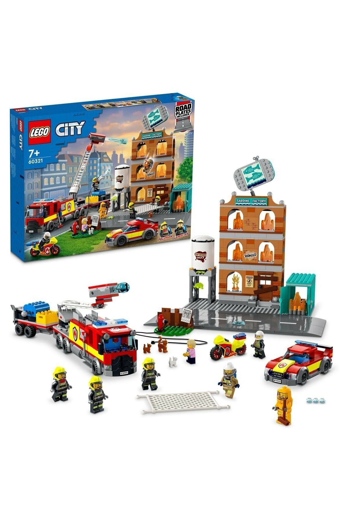 ® City İtfaiye 60321 Yapım Seti (766 Parça)
