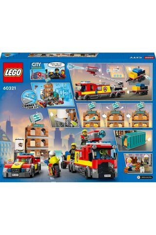 ® City İtfaiye 60321 Yapım Seti (766 Parça)