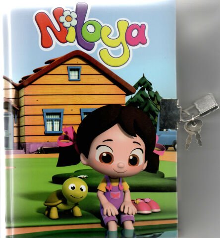 Keskin Color 14x20 Niloya 104 Yaprak Kilitli Hatıra Defteri