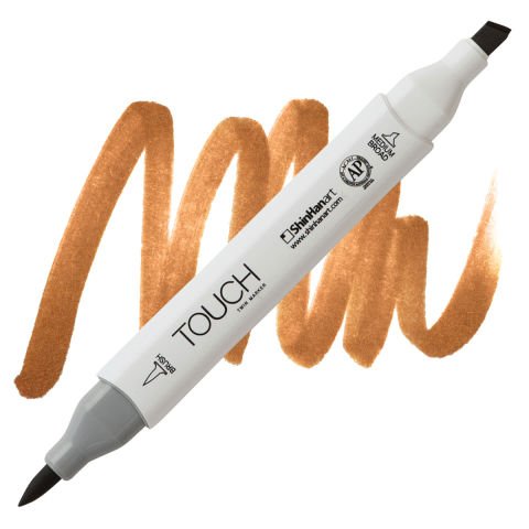 Touch Twin Brush Marker - Burnt Orange BR93