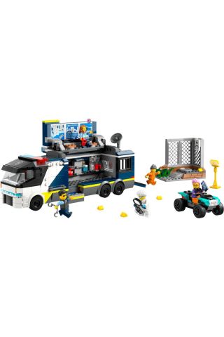® City Polis Mobil Suç Laboratuvarı Kamyonu Oyuncağı 60418 (674 Parça)