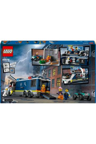 ® City Polis Mobil Suç Laboratuvarı Kamyonu Oyuncağı 60418 (674 Parça)