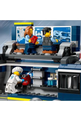 ® City Polis Mobil Suç Laboratuvarı Kamyonu Oyuncağı 60418 (674 Parça)
