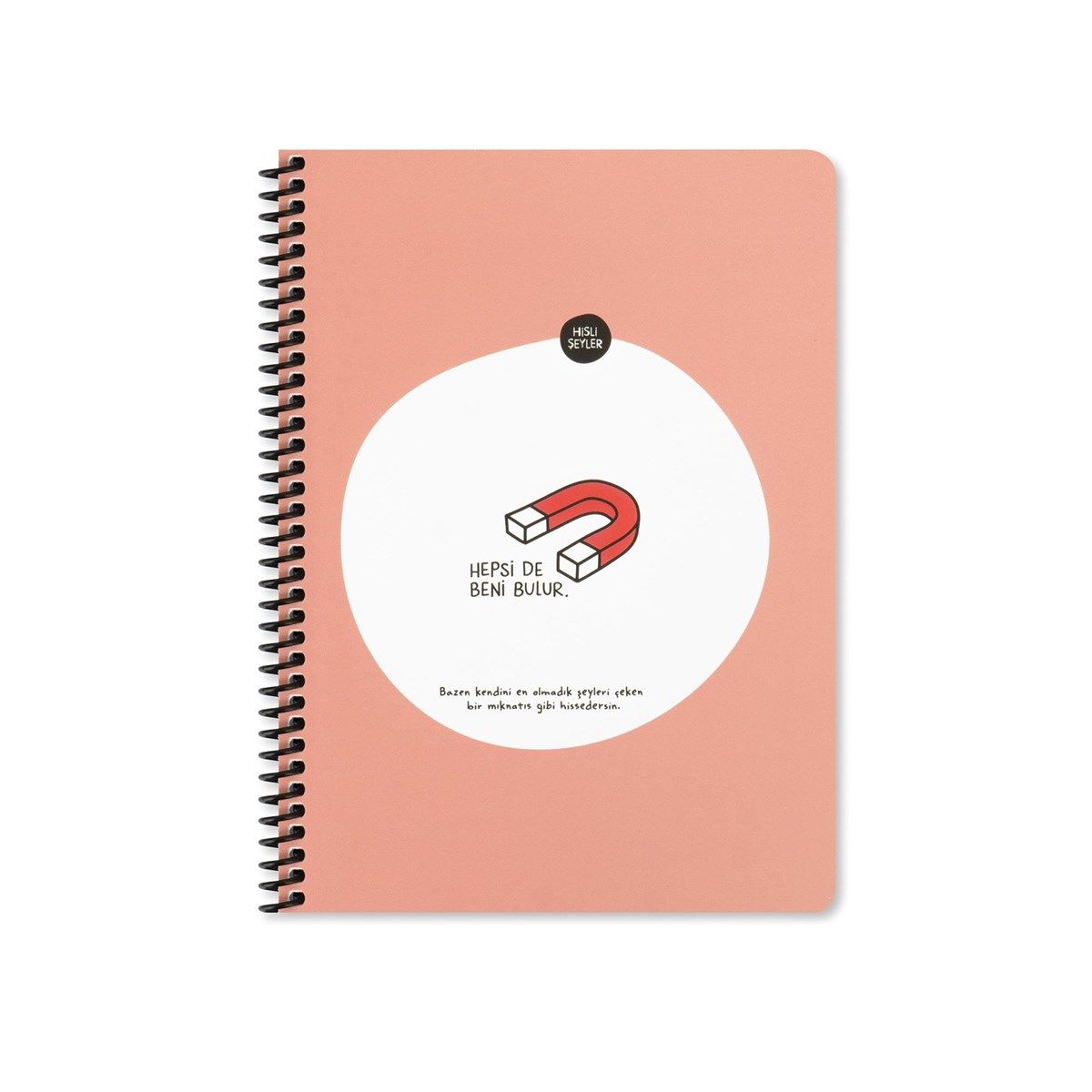Hisli Şeyler 16.5x22.5 Çizgili Defter - Hepsi De Beni Bulur