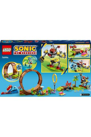 Sonic the Hedgehog Sonic Green Hill Zone Daire Engeli 76994 (802 Parça)