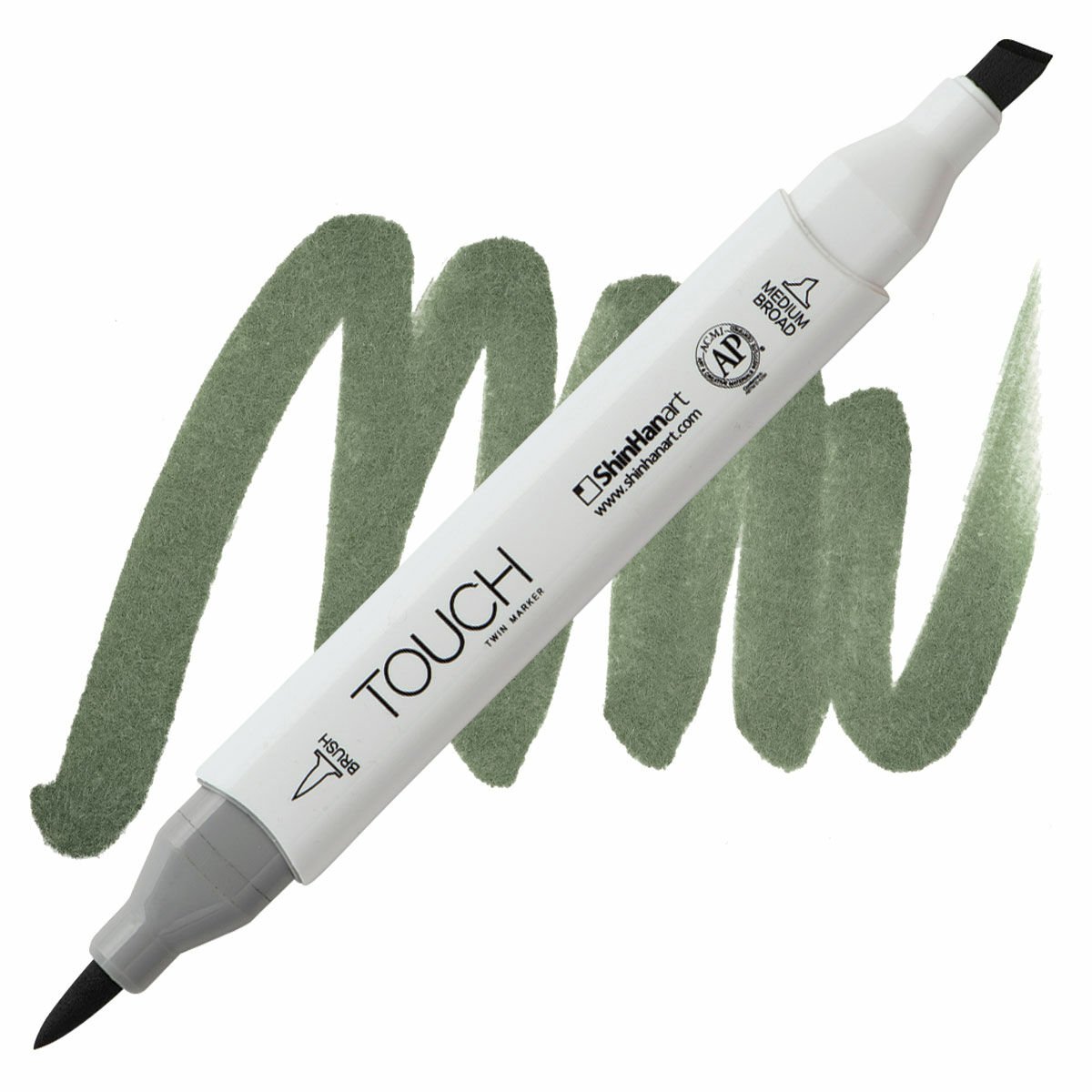 Touch Twin Brush Marker - Greyish Green Deep G241