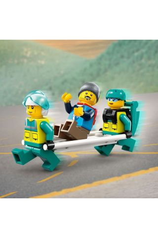 ® City Acil Kurtarma Helikopteri 60405 -  Yaratıcı Oyuncak Yapım Seti (226 Parça)