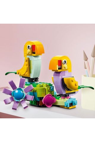 ® Creator Sulama Kabında Çiçekler 31149 -  3’ü 1 Arada Yaratıcı Oyuncak Yapım Seti (420 Parça)