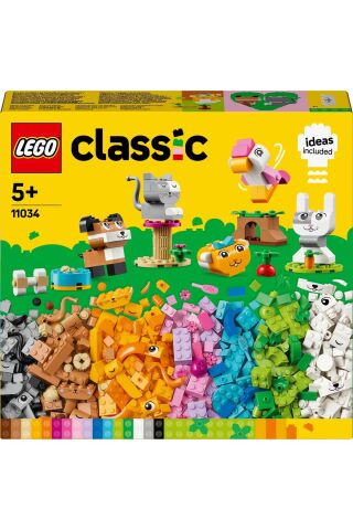 ® Classic Yaratıcı Evcil Hayvanlar İnşa Edilebilen Hayvan Oyuncağı 11034 (450 Parça)