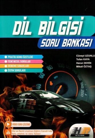 Hız Ve Renk Yayınları Tyt Ayt Dil Bilgisi Soru Bankası