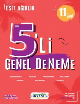 Okyanus Yayıncılık 11. Sınıf 5'li Eşit Ağırlık Deneme