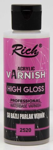 Rich HIGH GLOSS SU BAZLI PARLAK VERNİK 120 CC