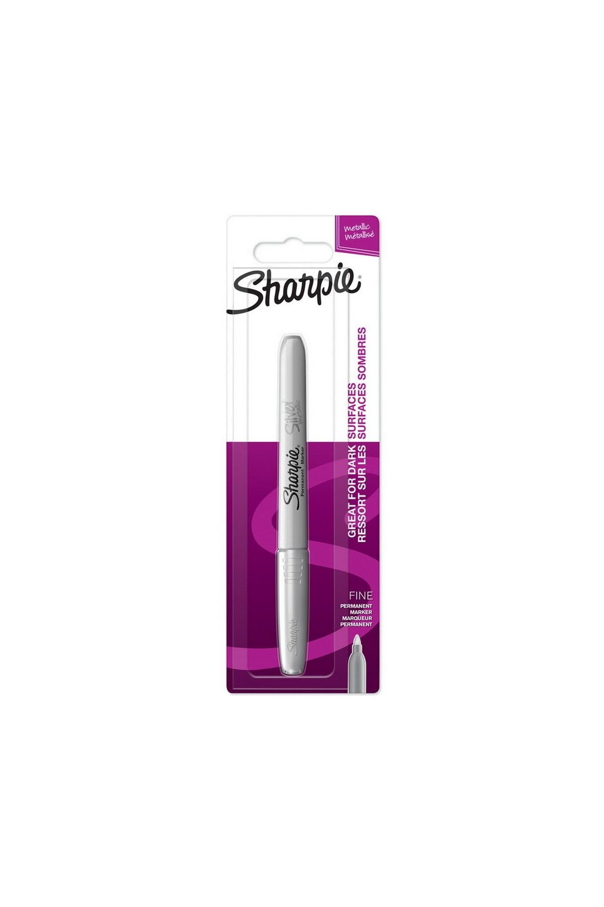 Sharpie Permanent Markör Metalik Gümüş Tekli