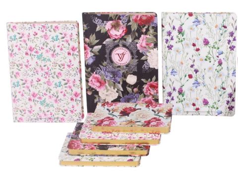 Victoria's Journals 14x20cm Planner Felxy Txt Flower 96 Yaprak Bloknot