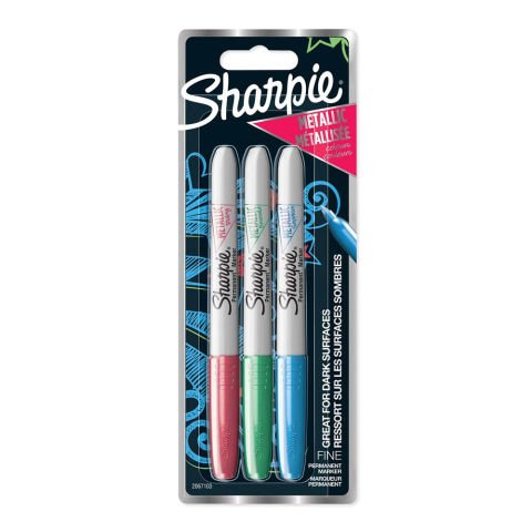 Sharpie Metalik Markör 3'lü Blister Paket
