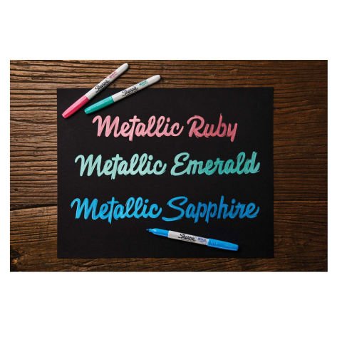 Sharpie Metalik Markör 3'lü Blister Paket
