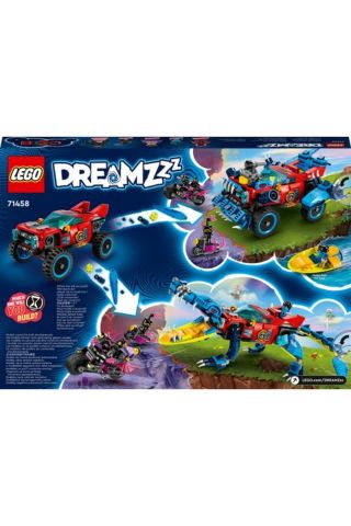 ® DREAMZzz™ Timsah Araba 71458 - 8 Yaş ve Üzeri  Yaratıcı Oyuncak Yapım Seti (494 Parça)