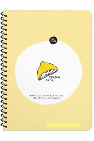 Hisli Şeyler 16.5x22.5 4 Farklı Model Kareli Defter 4 Adet