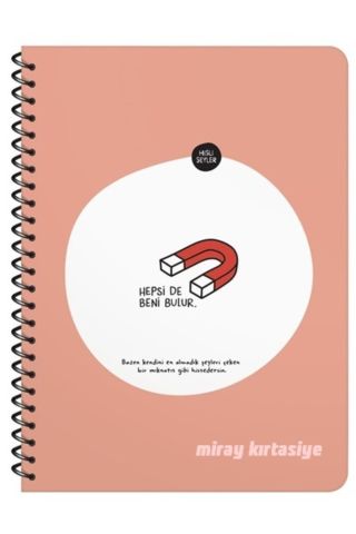 Hisli Şeyler 16.5x22.5 4 Farklı Model Kareli Defter 4 Adet