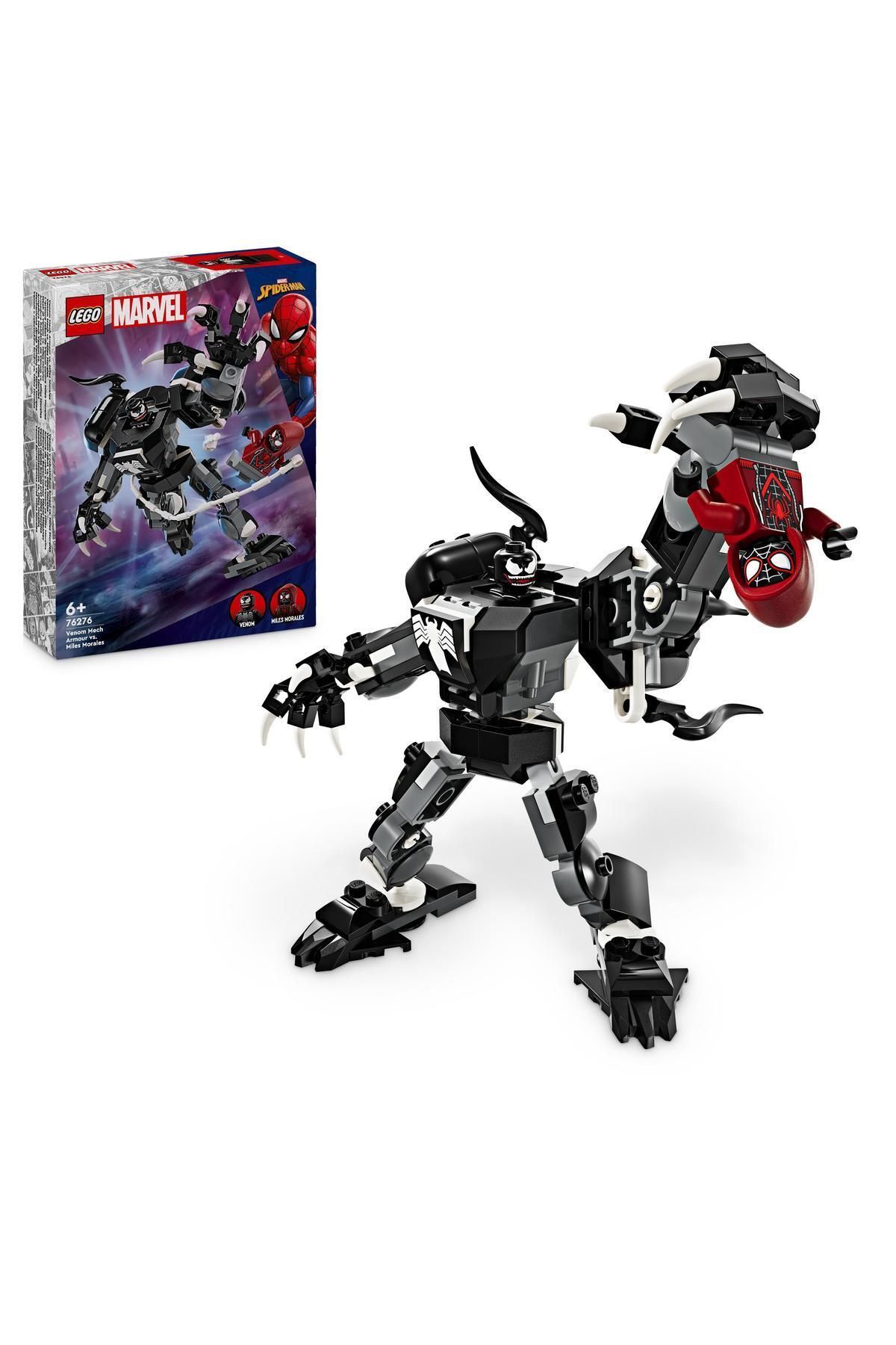 ® Marvel Venom Robot Zırhı Miles Morales’e Karşı 76276  - 6 Yaş+ İçin Yapım Seti (134 Parça)