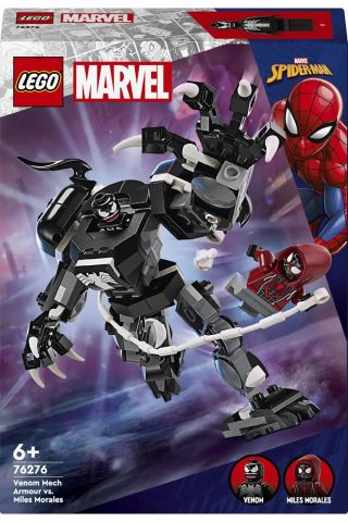 ® Marvel Venom Robot Zırhı Miles Morales’e Karşı 76276  - 6 Yaş+ İçin Yapım Seti (134 Parça)