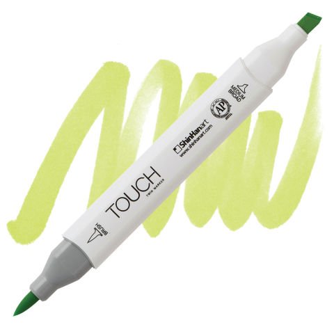Touch Twin Brush Marker - Fluorescent Green F124