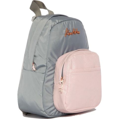 Kaukko K1281 Simli Mini Sırt Çantası Gri