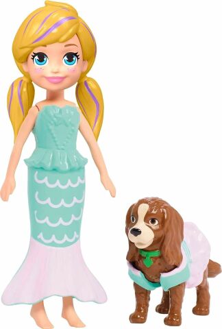 Polly Pocket Polly Rocket ve Hayvan Dostu Kostüm Giyiyor Oyun Seti MATTEL.D.GDM15
