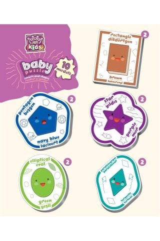Şekiller Ve Renkler Baby Puzzle Art Kids