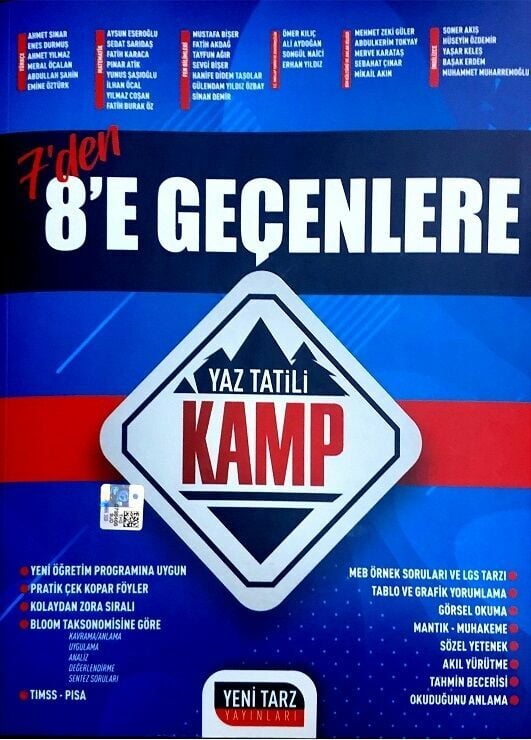 Yeni Tarz Yayınları 7 Den 8 e Geçenlere Yaz Tatili Kamp