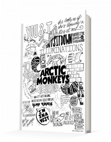 Deffter Music Of The Word Artic Monkeys 96 Yaprak Çizgisiz Sert Kapak Defter