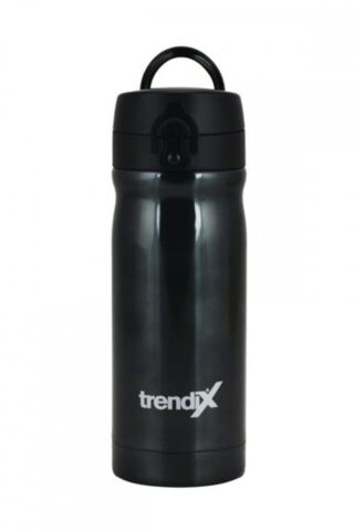 Metalik Çelik Içli Matara 350ml. Siyah