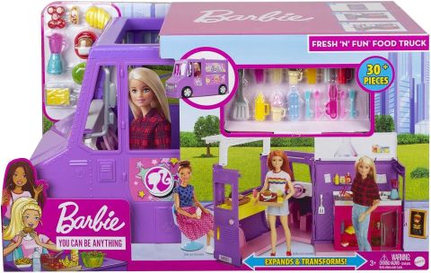 Barbie Yemek Arabası ve 30 figür GMW07 126716