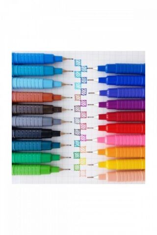200 Fineliner 0.4 Mm Ince Uçlu Yazı Ve Çizim Kalemi 15 Renk