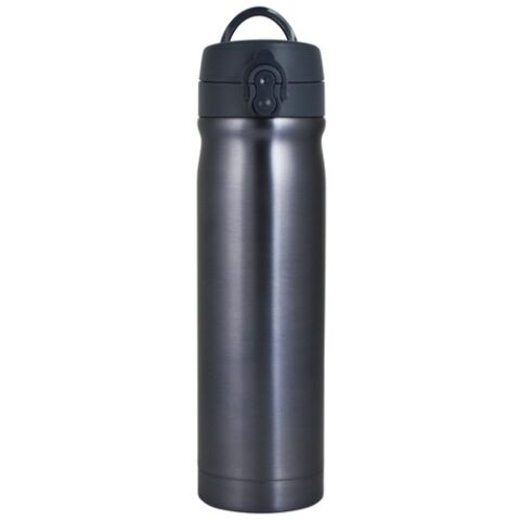 Çelik İçli Matara 500ml Koyu Gri