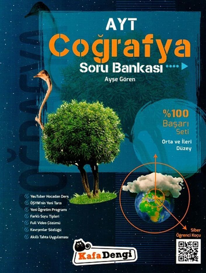 Kafa Dengi AYT Coğrafya Orta ve İleri Düzey Soru Bankası