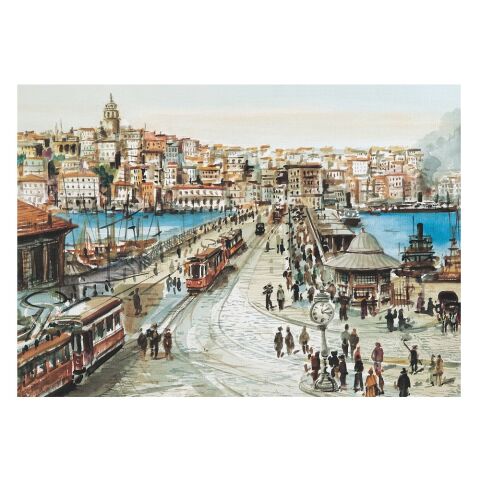 Keskin Color Galata Köprüsü 48x68cm 1000 Parça Puzzle