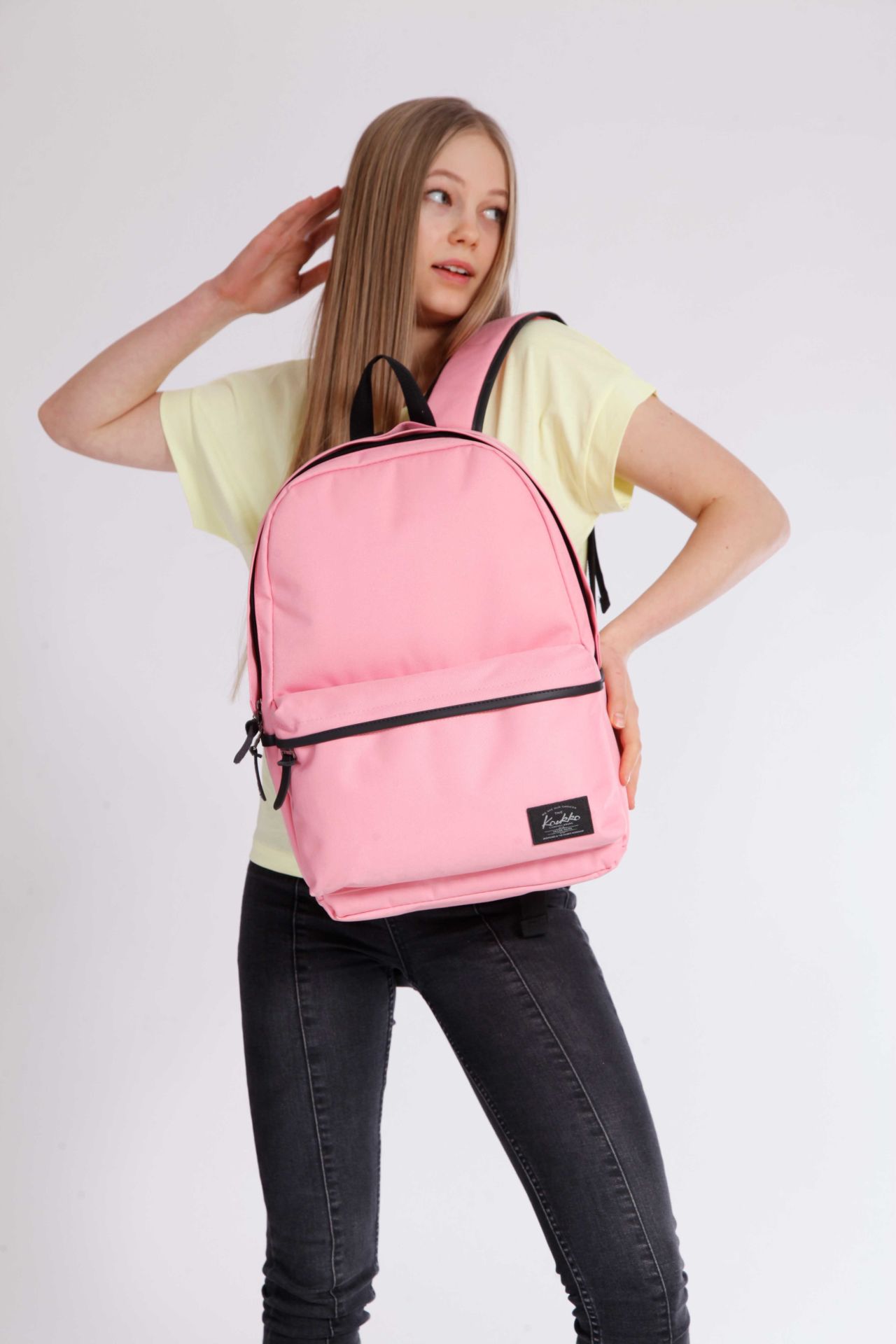 Kaukko Basic Sırt Çantası Pembe