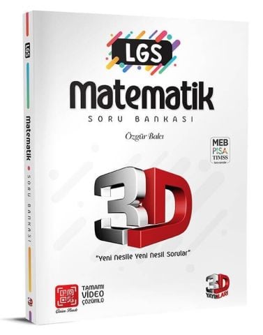 3D Yayınları 8. Sınıf LGS Matematik Soru Bankası
