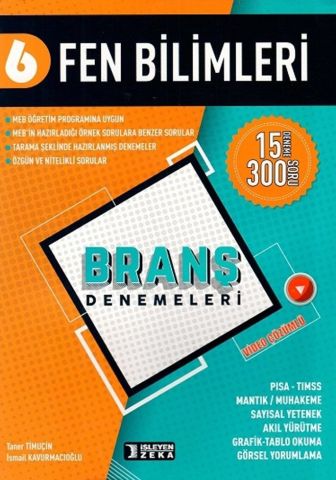 İşleyen Zeka 6. Sınıf Fen Bilimleri Branş Denemeleri