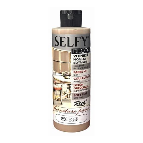 Rich Selfy Decor 240 cc Royal  Latte Vernikli Mobilya Boyaları 856