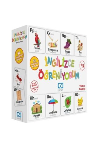 Ingilizce Öğreniyorum - Eğitici Oyun Kartları - Null