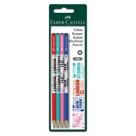 Faber-Castell Urban Kurşun Kalem London 'lü Blisterli