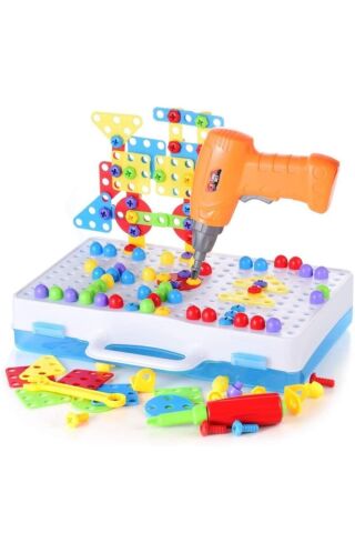 Matkaplı 3d Yaratıcı Tamir Seti Puzzle Eğitici
